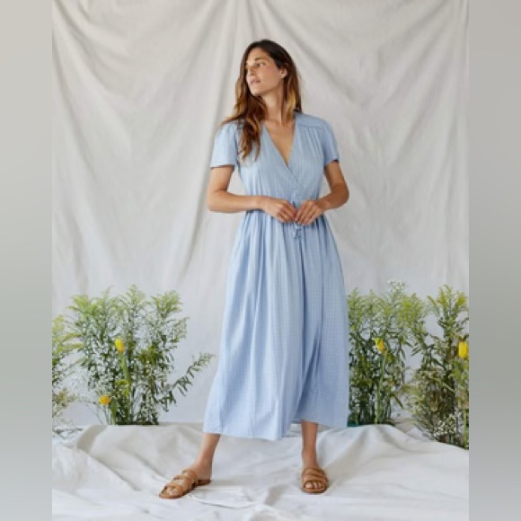 Christy Dawn Dresses & Skirts - Christy Dawn The Augusta Dawn Color Indigo Waffle Small Petite NWT